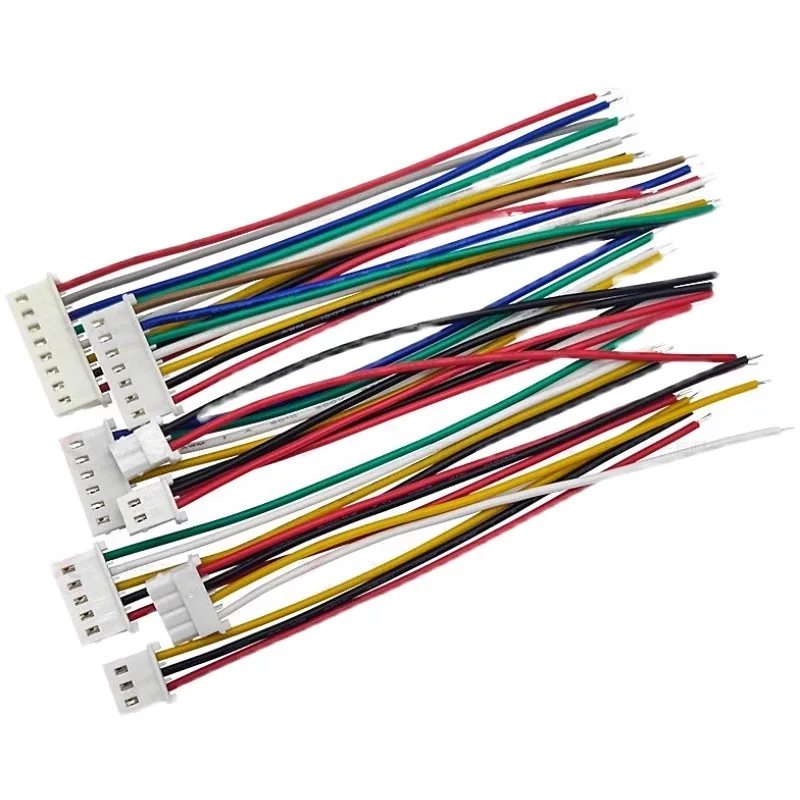 10PCS 5264 Terminal Line Spacing 2.5mm Electronic Wire 26awg Single Head Connection Wire 100MM 2p 3p 4p 5p 6p