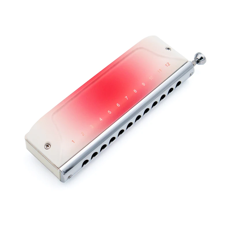 KONGSHENG RE-48 Rouge 12-Hole Chromatic Harmonica