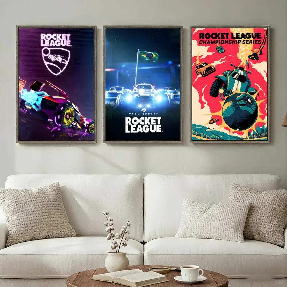 Game R-Rocket L-League Poster Wall Art Print Poster for Living Room Bedroom Home Decor