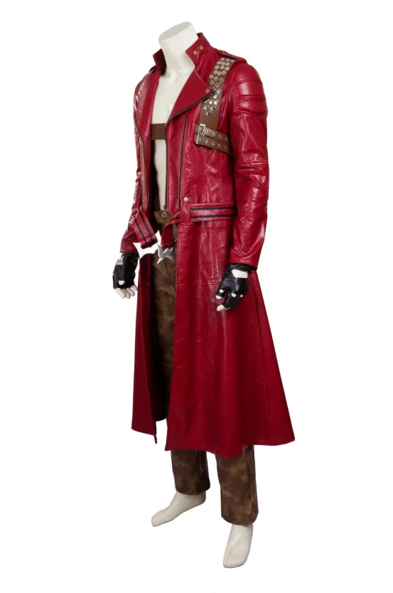 Костюм Данте для косплея DMC 3, куртка, верхние брюки, одежда для карнавальной вечеринки на Хэллоуин
