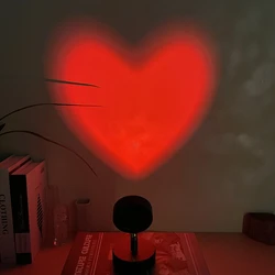 Romantic Love Projection Light in Bedroom, Living Room Decoration, Photography Atmosphere Small Night Light