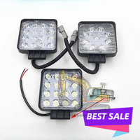 12V/24V Universal Excavator LED Lights – Cab Dome Light & Boom Headlight for Lingong, Sany, XCMG, Doosan