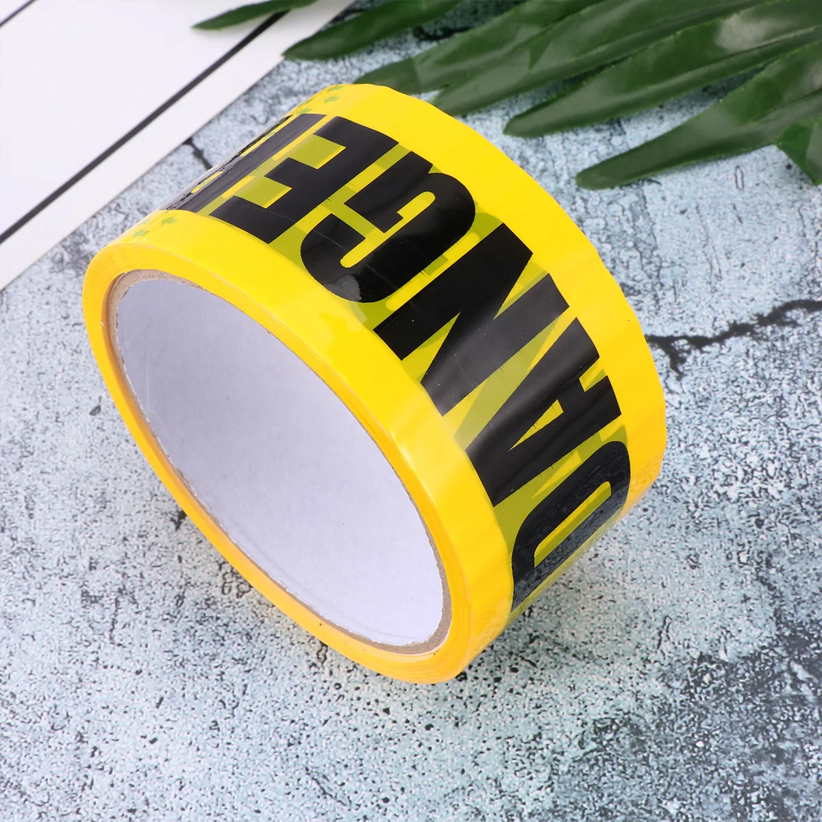 1 Roll Yellow Black Safety Stripes Tape Adhesive Slip Resistant Warning Sticker Traffic Control Marking For Construction