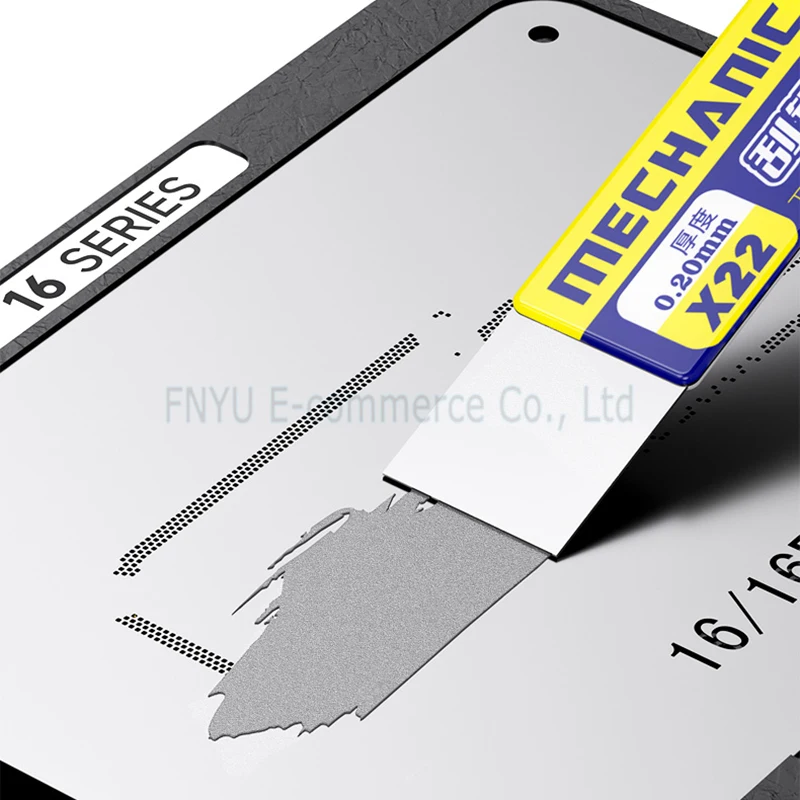 Juego de estación de estañado de capa media de IPX-16 mecánico compatible con IP X 11 12 13 14 15 16 CPU posicionamiento plataforma chapada en estaño accesorio de reparación
