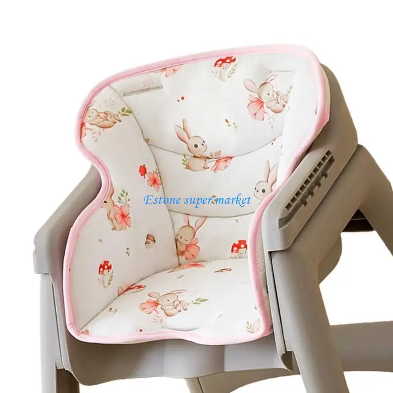 وسادة كرسي مرتفع قطنية 090B للأطفال توفر الراحة والأمان أثناء الوجبات وقاعدة اللعب غير القابلة للانزلاق #5