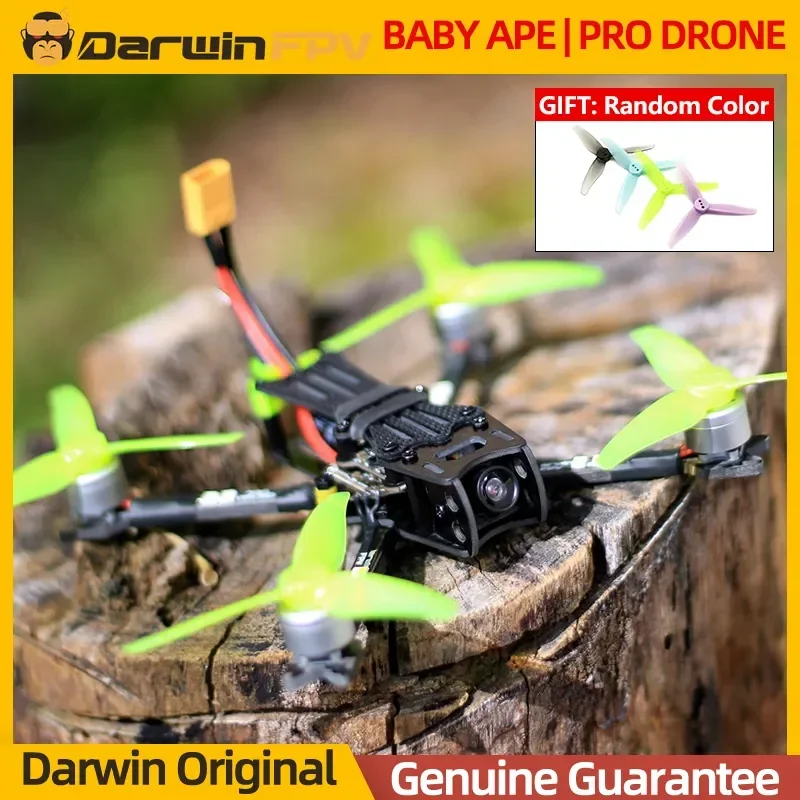 

DarwinFPV Baby Ape Pro FPV Drone Radio Control Quadcopters Brushless Motor Caddx AIO Flight Controller Remote Control Drone