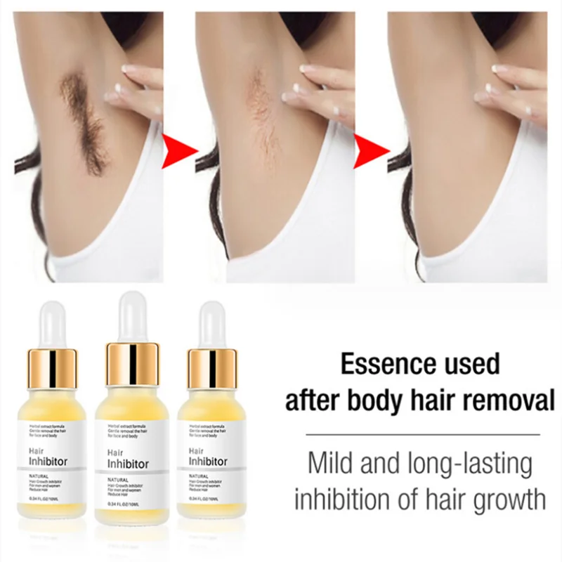 Permanent Hair inhibition Serum Painless Hair Remover Armpit Legs Arms Hair Growth Inhibitor Depilatory Body Cream Skin Care