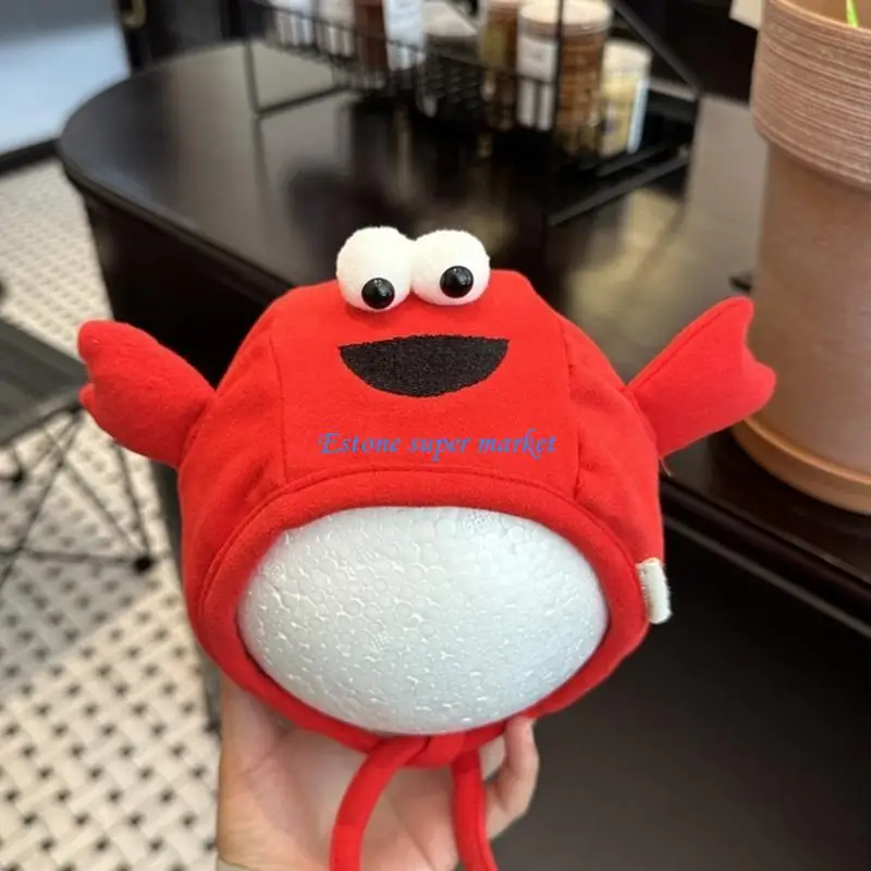 

090B Cotton Baby Hat for Head Safe Adjustable & Breathable Newborns Hat Protective Baby Pattern Hat Comfortable Hat