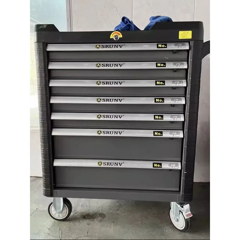 Heavy Duty Rolling Tool Cart Industrial Grade Mechanic Cabinet With Multiple Drawers Mobile Workshop Trolley