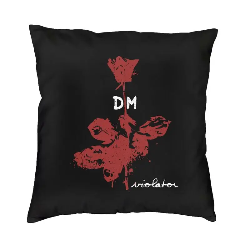 Nordic Electronic Rock Depeche Cool Mode Cushion Cover Velvet Throw Pillow Case Decoration Pillowcase