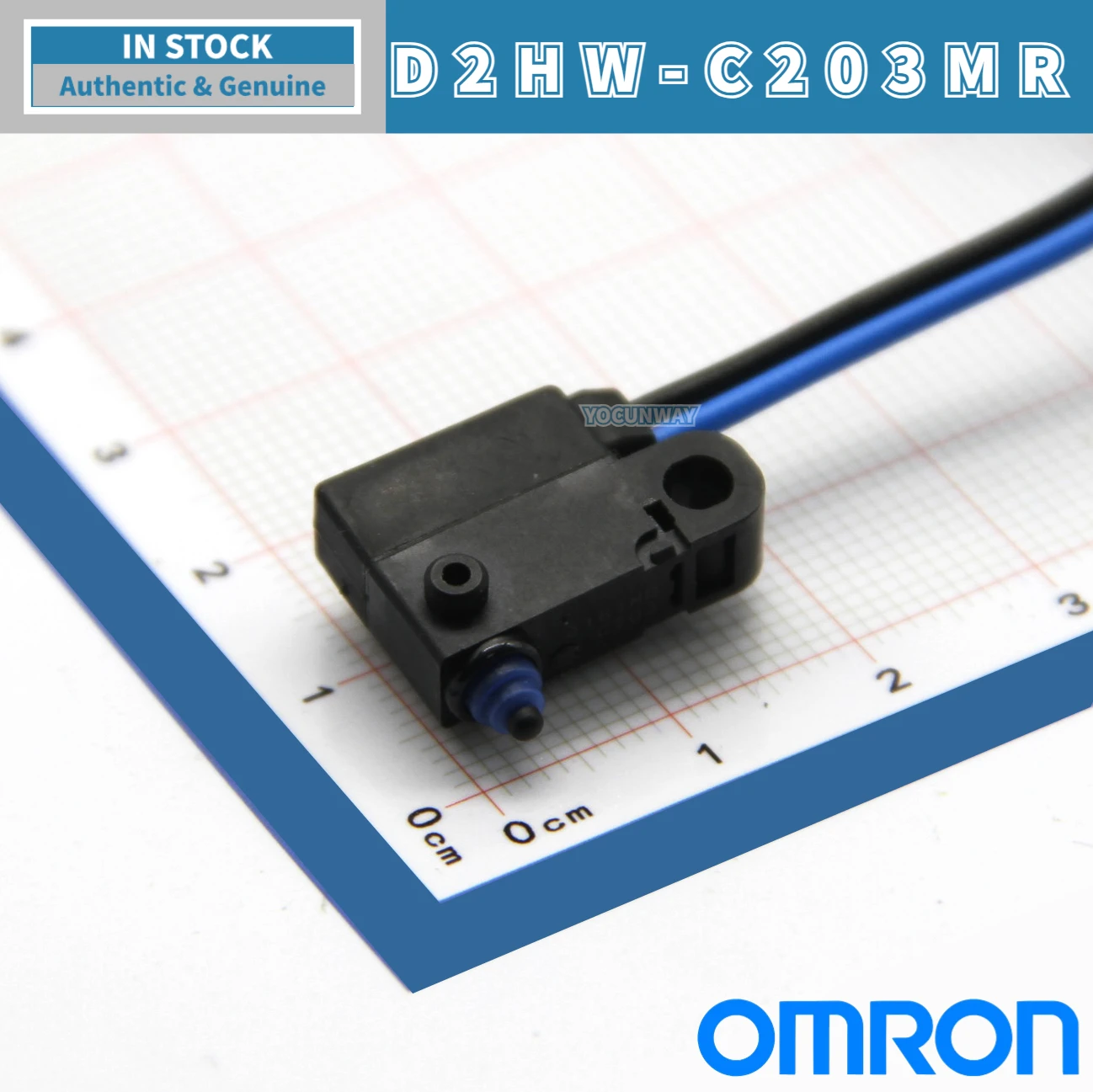 OMRON Waterproof Micro Switch Authentic Original New D2HW-C Series Includes C202MR C203MR C233M C271H EL201H BL201DL BL261H image 2