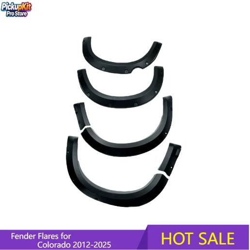 

Heavy-Duty Black Wide Body Wheel Arches Fender Flares Enhanced Off-Road Protection for Colorado 2012-2025