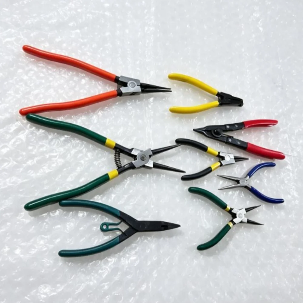 Automatic Transmission Repair Tool Snap Ring Pliers Set Internal External Circlip Pliers Flat Nose Heavy Duty Pliers