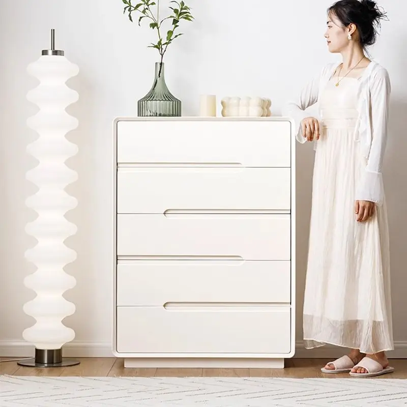 

of drawers, living room and bedroom, Italian minimalist white, small vertical cabinet storage cabinet, storage side cabinet