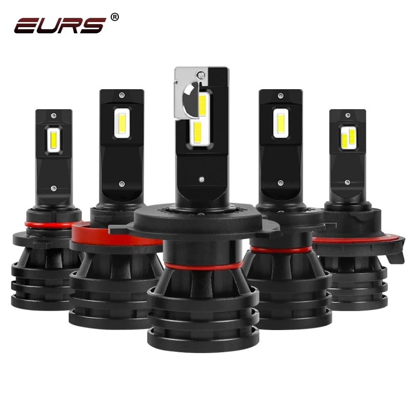 

EURS 2PCS High Power M2 Car Headlights H4 LED H7 H1 H7 H8 H9 H10 H11 9005 9006 LED Bulbs Automobiles Auto Lamp High Power 12V