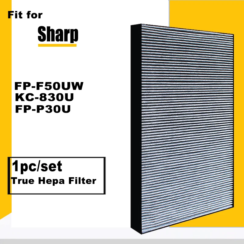 

1-Pack Replacement Filter FZ-F50HFU FZ-P30SFU for Sharp FP-F50UW KC-830U FP-P30U