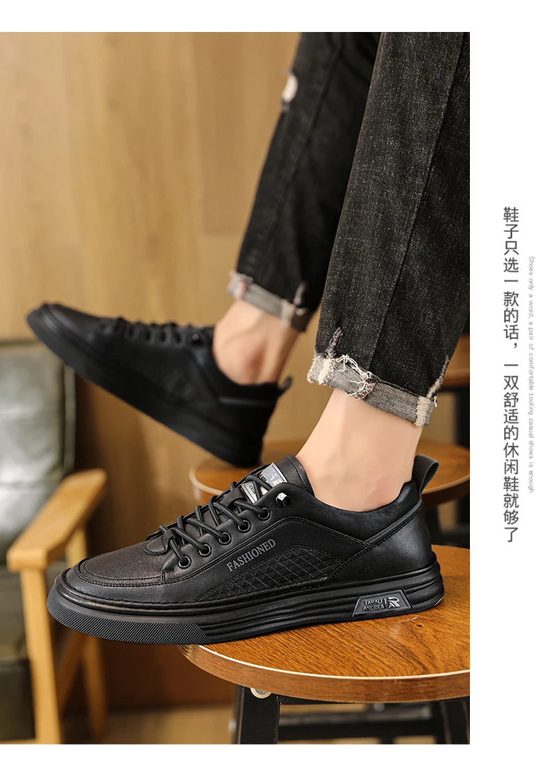 Herren-Slipper, lässige Schuhe für den Sommer, atmungsaktiv, leicht, mit weicher Sohle, flache Outdoor-Wanderschuhe, modische weiße Schuhe für Studenten. – Detail 12