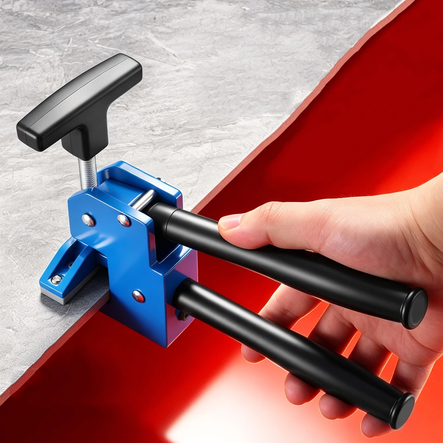 Tile Cutting Breaking Pliers, Manually Heavy Duty Press Tile Opener With Torsion Handle, Ceramic Tile Splitter For Tile Ceramic