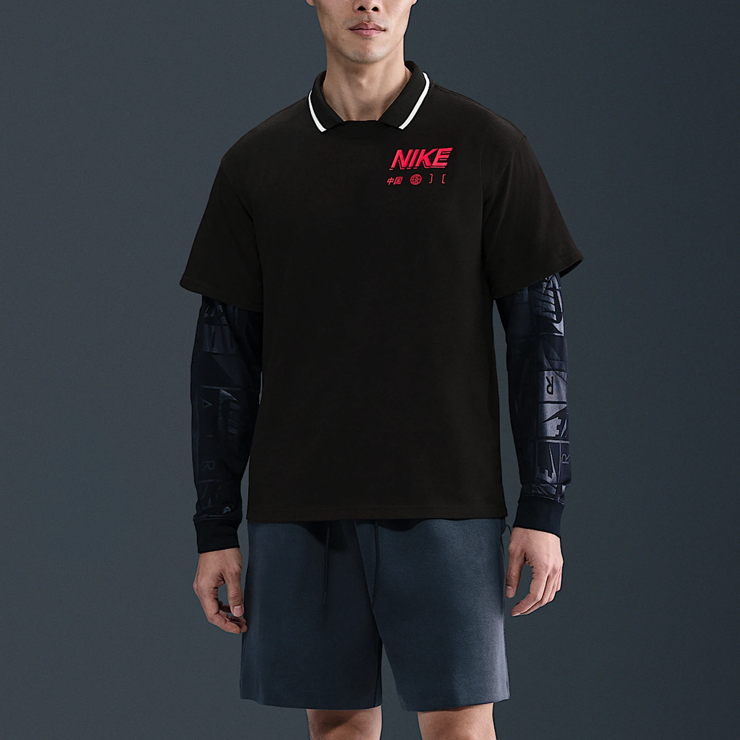 Nike Authentic Premium Men's Football Thick Training Sports T-Shirt IB7305-010