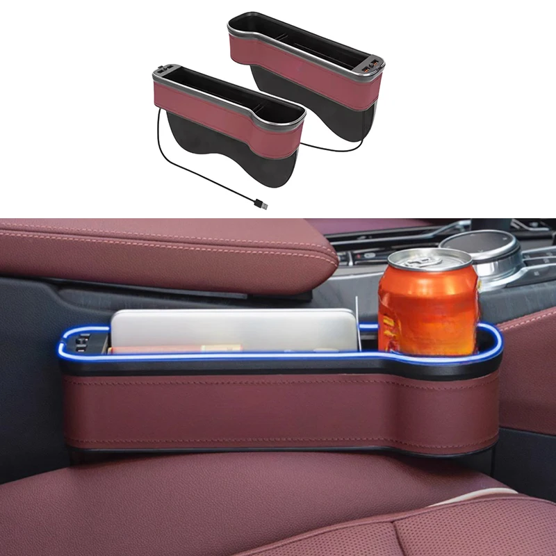 Fit for JETOUR Traveler T2 High Quality Car Seat Gap Storage Storage Box Ambient Light Car Interior Modification Accessories