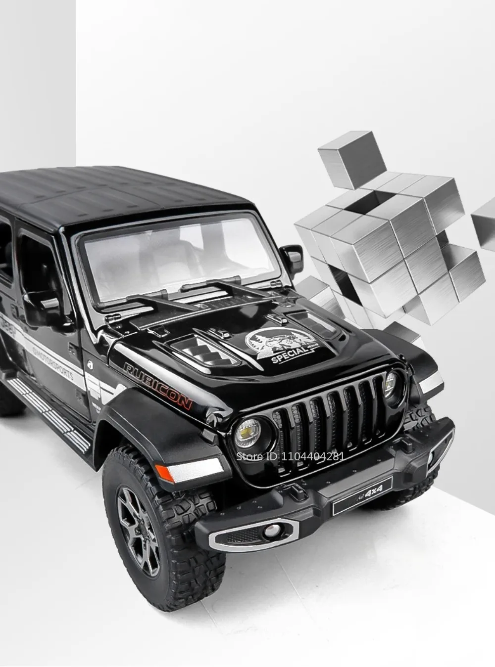 1:22 Wrangler Rubicon Suzuki Hustler Legierung Spielzeug Diecast Modell Auto Türen Geöffnet Sound Licht Zurückziehen Fahrzeug Freund Geburtstag Geschenk – Detail 4