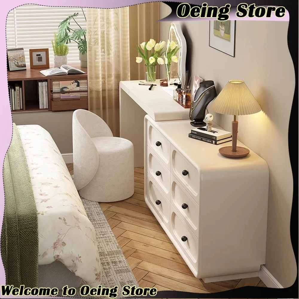 

Storage White Dressing Table Luxury Bedroom Designer Corner Dressing Table European Display Meuble De Chambre Rome Furniture