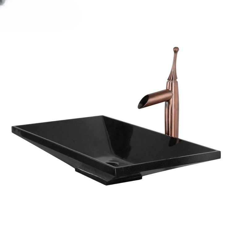 

Stone wash basin, outdoor retro stone countertop basin, oval art