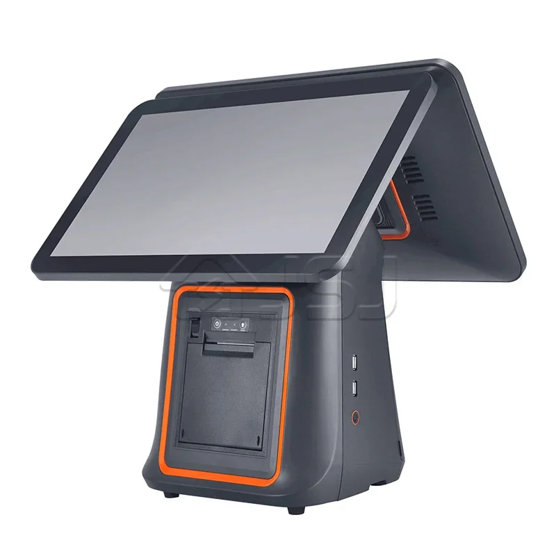 Pos Android Capacitive Touch Screen Display Lcd Panel Pos System With 8 Inch Customer Display