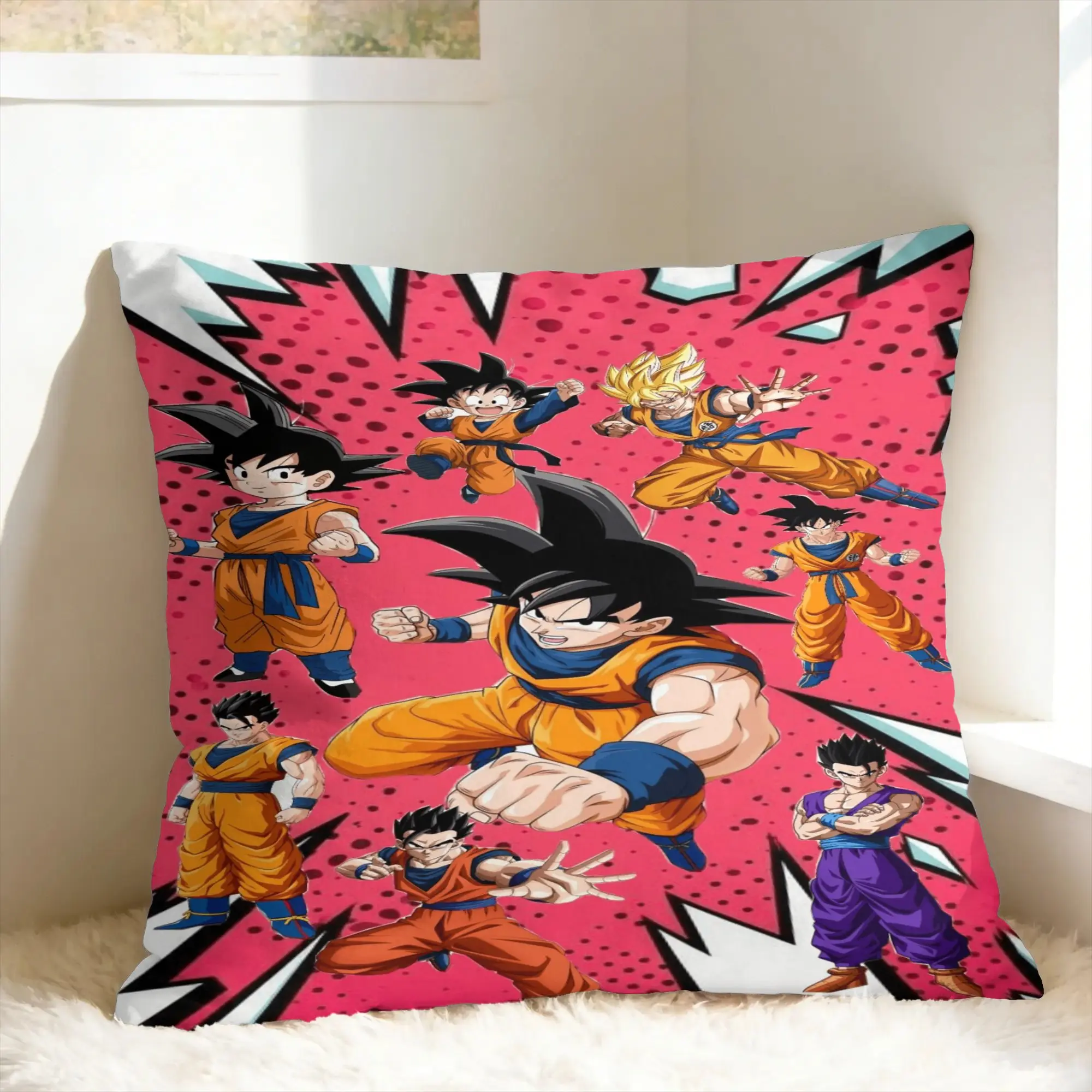 Pillow Cover D-Dragon Anime  Novelty Pillow Case For Sofa Car Home Decor Pillowcases