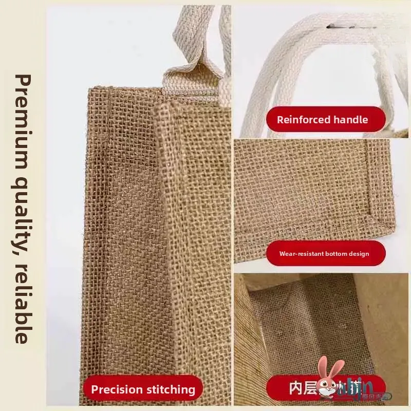Large Capacity Canvas Shopping Bag Durable Portable Handheld Eco-Friendly Bag for Office Workers High Quality ABEYINUOR