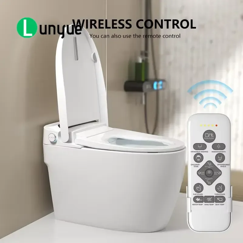 CUPC Certified Smart Toilet Automatic Flush Remote Control Porcelain Bowl Best Price Modern Bathroom Fixture