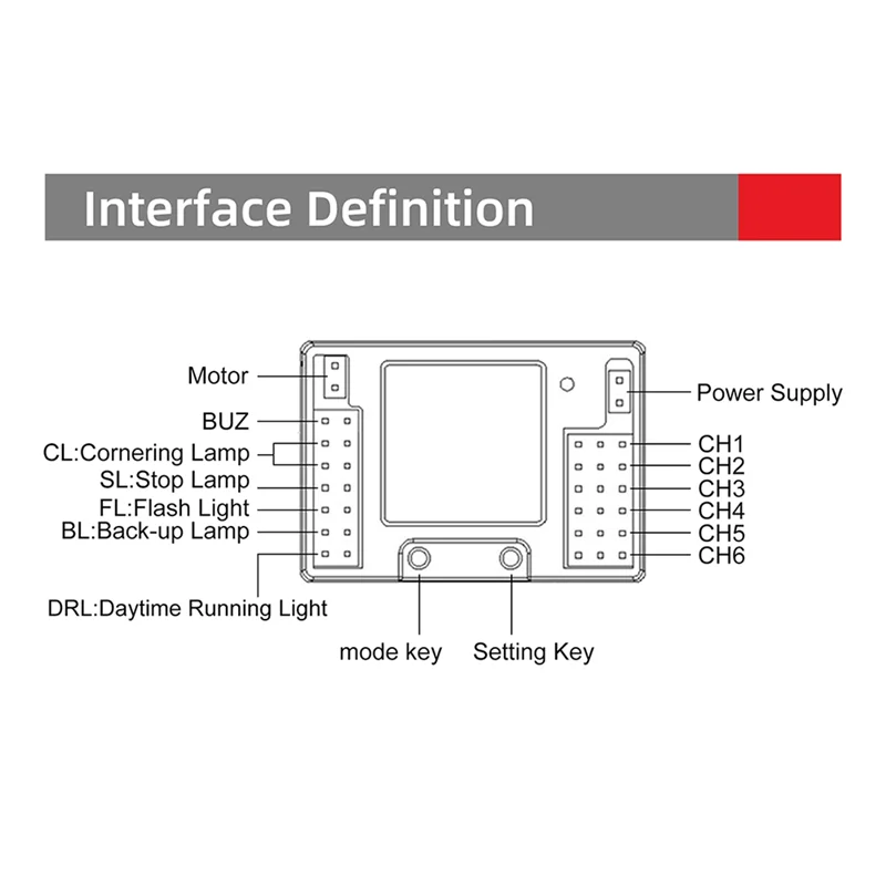 ل Dumborc X6PM-350 RC الارسال 2.4G 6CH RC تحكم عن بعد مع استقبال ل RC سيارة قارب خزان-[A68T]