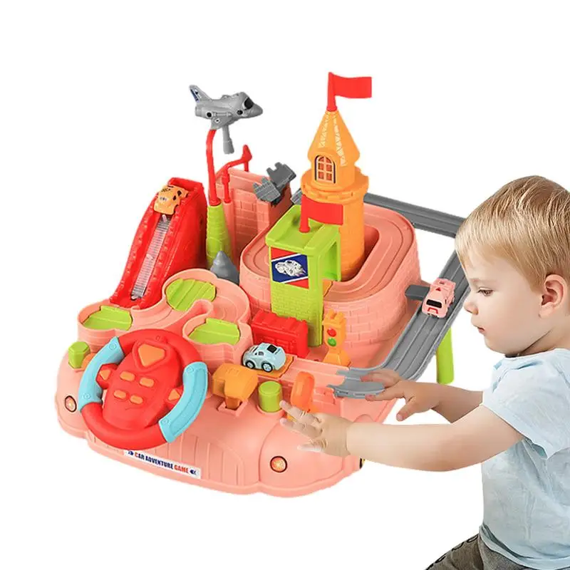

Steering Wheel Toy Track Play Simulate Driving Toy Educational Toys Copilot Stroller