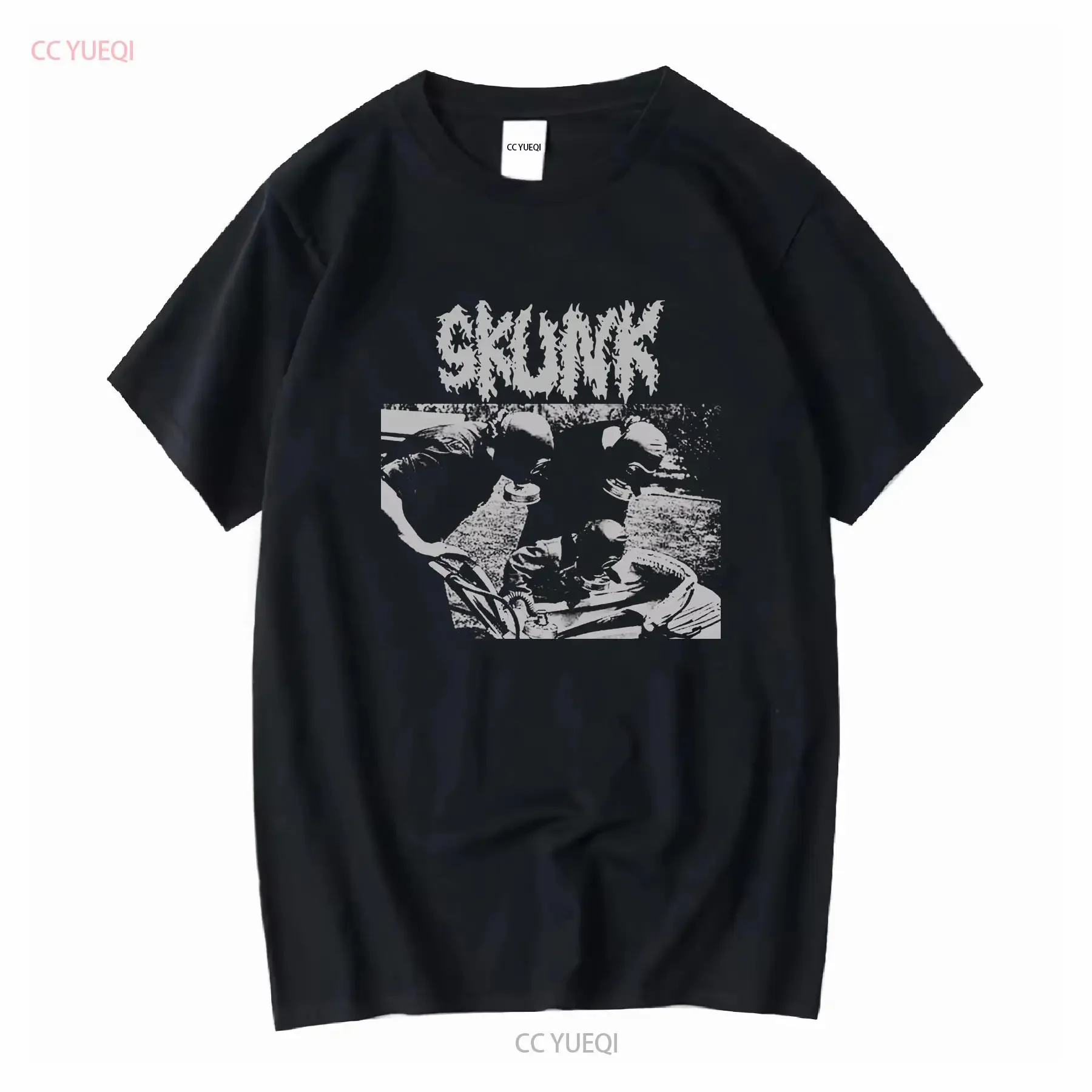 Skunk Grindcore T Shirt Crust Punk Vintage Dystopia Disrupt Agathocles Warsore vintage Washed Stretched Soft graphic Slightly