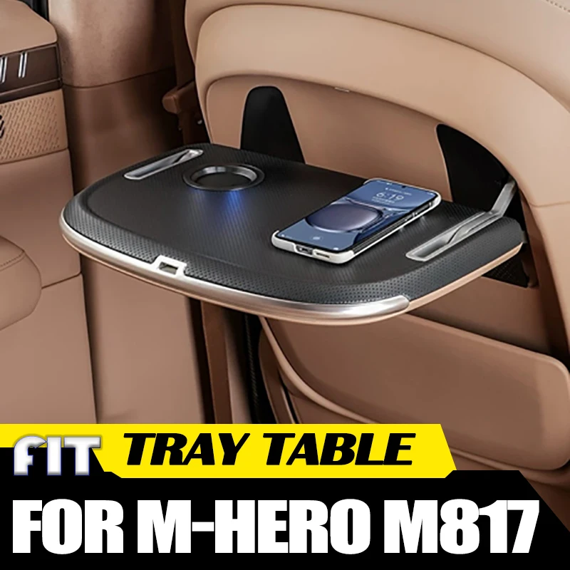 Car Rear Small Table Panel Fit for Dongfeng M-Hero M817 2025 2026 Modified Car Multifunctional Seat Folding Storage Table
