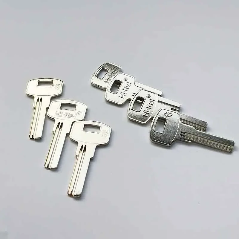 5-100 Pcs 3M-1D Hi-Rel Uncut Empty Key Blank House Home Door Locksmith Tool Embryo Lock Security Safe Copper for Padlock