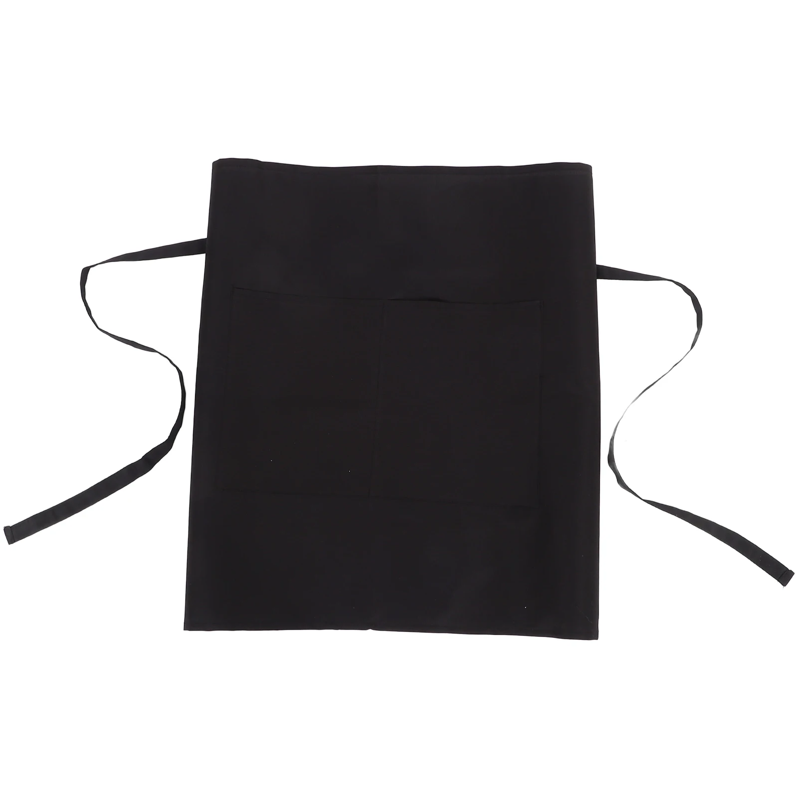 

1pc Half-Length Chef Creative Kitchen Work Apron Kitchen Supply Practical Short Apron For Home Restaurant Use Black