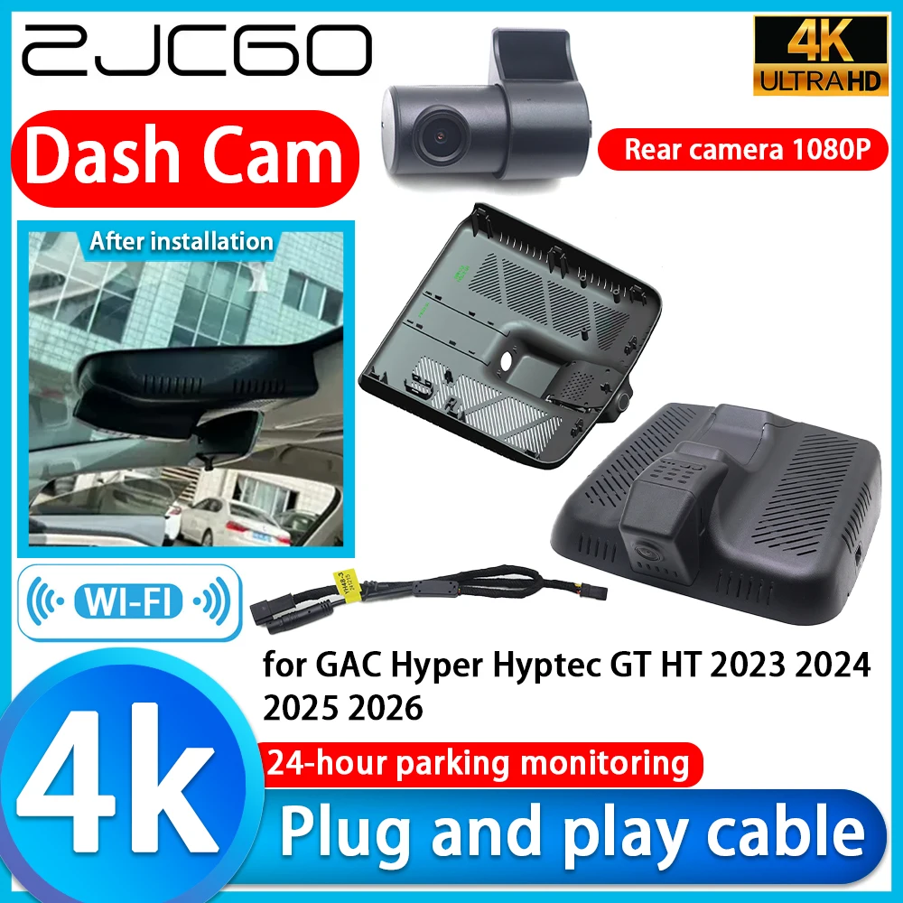 

for GAC Hyper Hyptec GT HT 2023 2024 2025 2026 4K DVR Dash Cam Camera 2160P Sony Lens 24h Monitor Video Recorder Night Vision