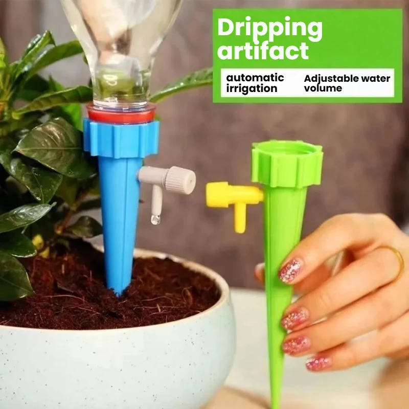 

Automatic Drip Irrigation System for Plants Garden Watering Kit Adjustable Nozzle for Potted Plants Greenhouse Indoor/Outdoor