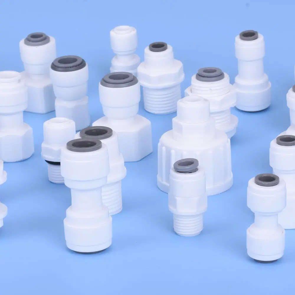 مستقيم Ro تركيب المياه السريعة 3/8 "خرطوم الأنابيب 1/2" ذكر أنثى الموضوع اقتران موصل تصفية المياه أجزاء التناضح العكسي