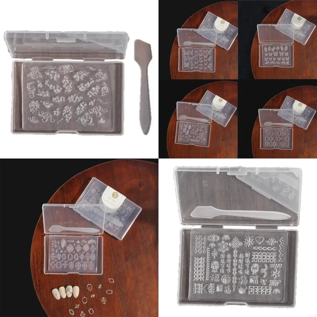 

Versatile Art Mold for DIY Decorations Art Decorations Nails DIY Silicone Templates Nails Art Mold