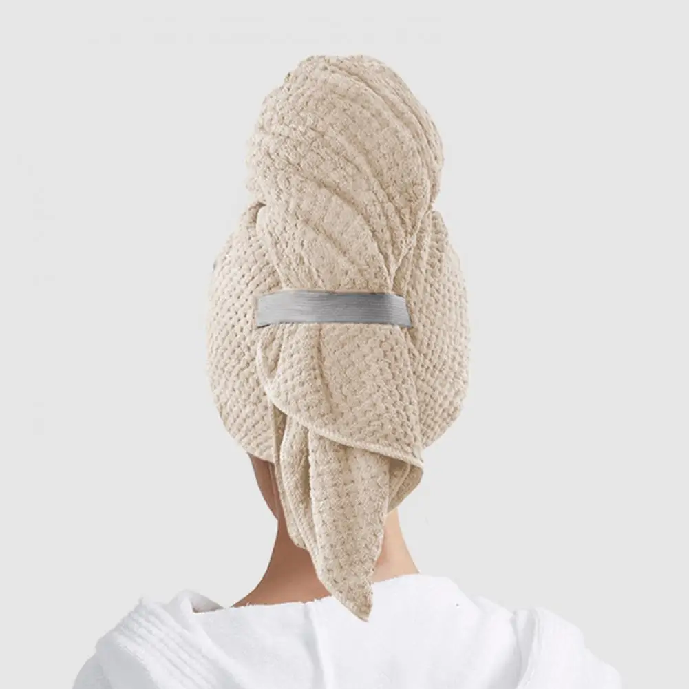หมวกผ้าไมโครไฟเบอร์เช็ดผมแห้งดูดซับได้ดีหมวกหนา Comfort น้ำหนักเบาแห้งเร็วผ้าเช็ดผม