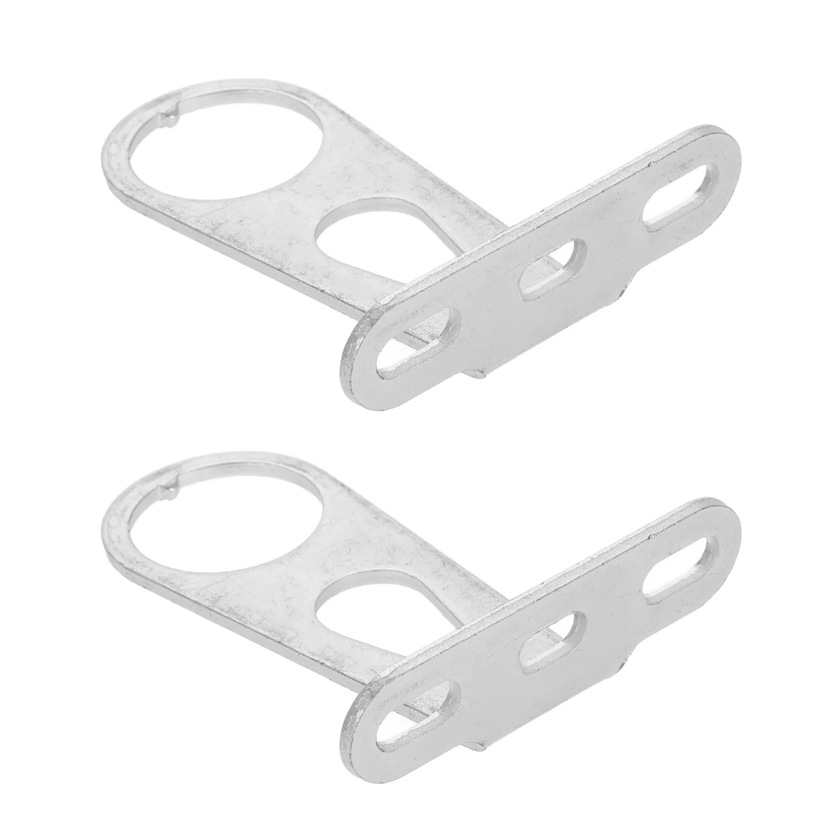 

2Pcs Universal Bicycle Basket Support Bracket Iron Bike Light Holder Front Fork Mount Bike Basket Rear Mount Light Fixing Holder
