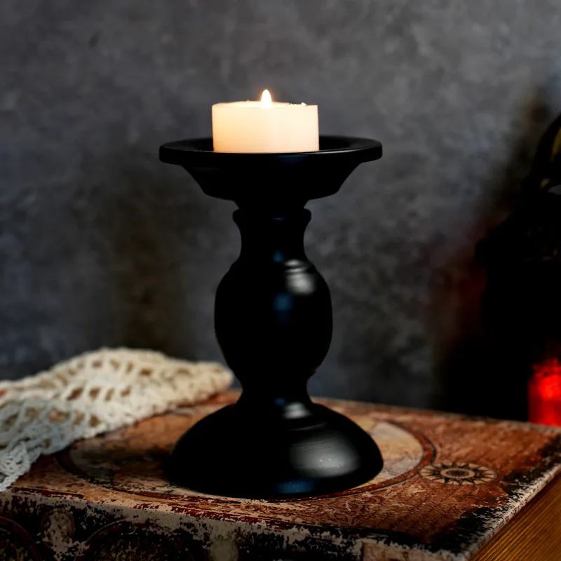 Vintage American Iron Candle Holder for Romantic Dinner Wedding Decor Luxury Home Decor