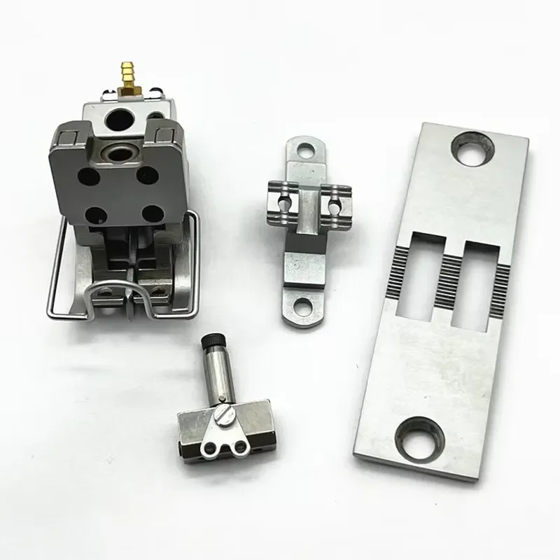 Pneumatic Double Needle Position Industrial Sewing Machine Parts with Medium Presser Foot