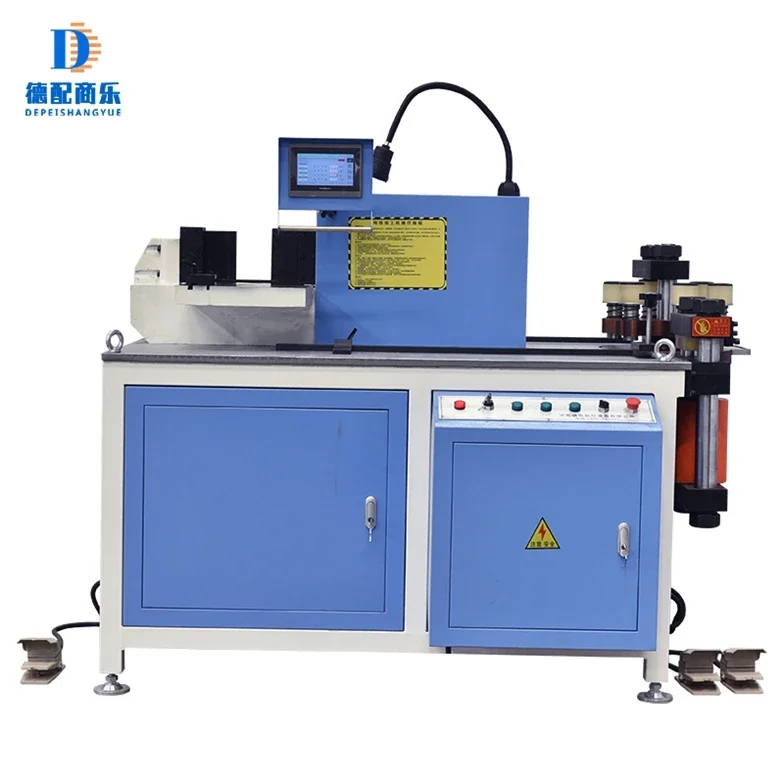 r copper aluminum  machine copper bus bar cutting punching bending three in one combined Busbar Bending Cutt