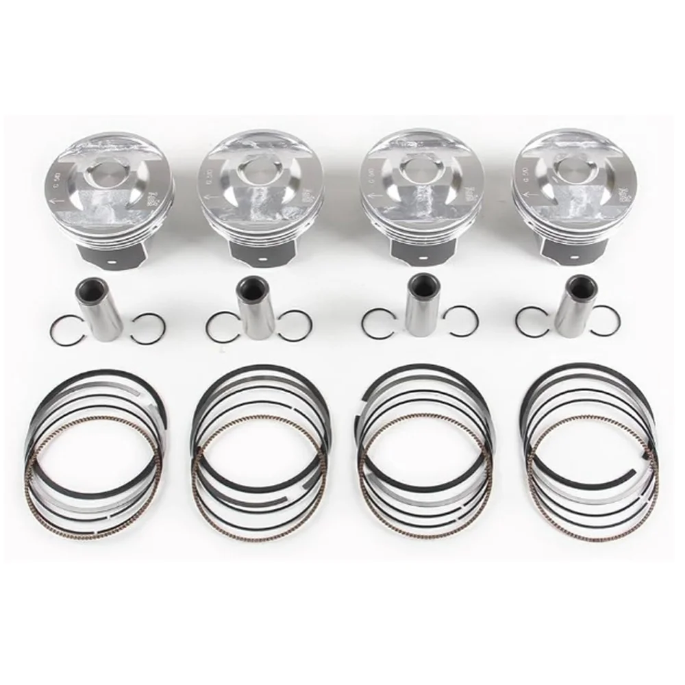 Engine Parts Pistons With Rings Kit Fit 2.5 L For Chevrolet Cadillac Buick GMC 2.5L l4 GAS DOHC 2013-2021 OEM 12652807