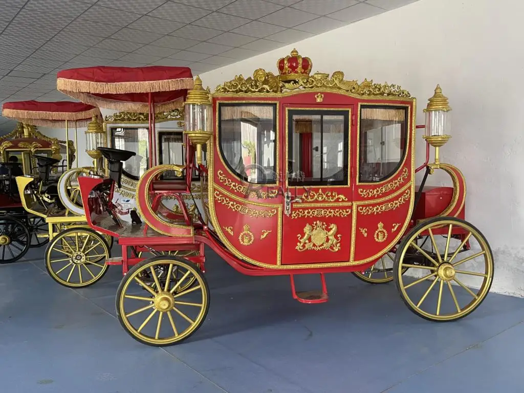 Royal Luxury Wedding Horse Carriage For Sale Special Transportation Horse Drawn Wagon