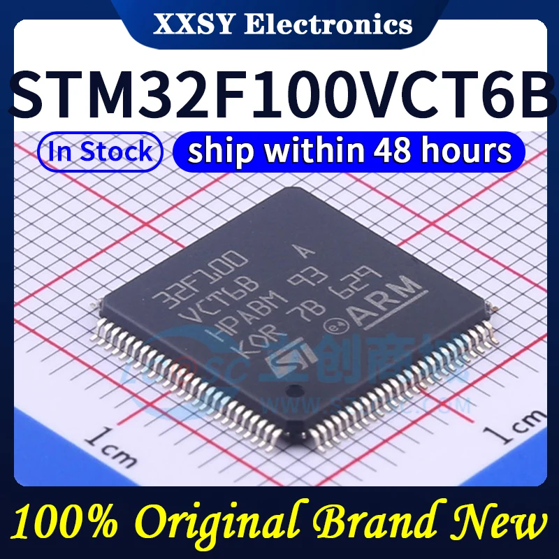 STM32F100C8T6B STM32F100C4T6B stm32f100c6b STM32F100CBT6B STM32F100R8T6B