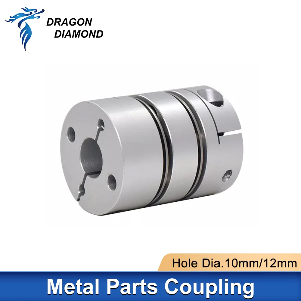 

Coupling 10*10mm 12*12mm Aluminium CNC Motor Jaw Shaft Coupler Flexible Mechanical Components For DIY CO2 Laser Engraver